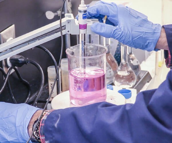 Minerals testing